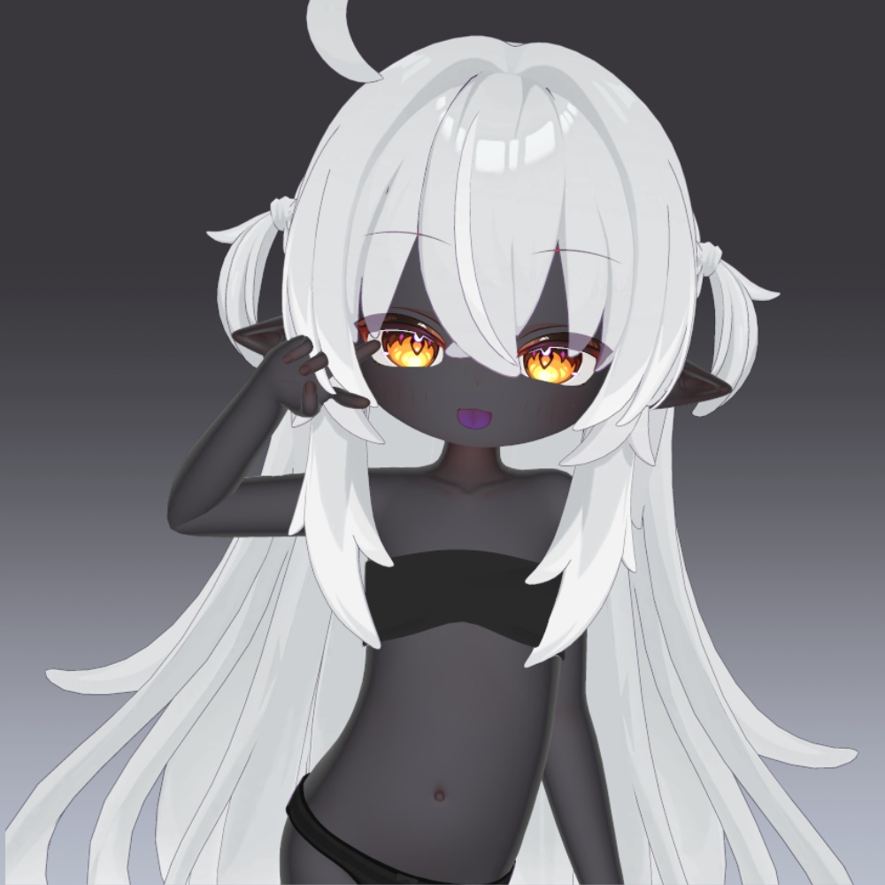 39アバター対応 黒肌マテリアル liltoon