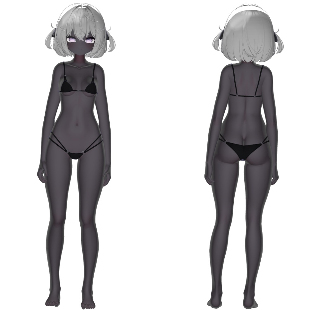 ✨発売記念セール中✨8アバター対応 黒肌マテリアル liltoon