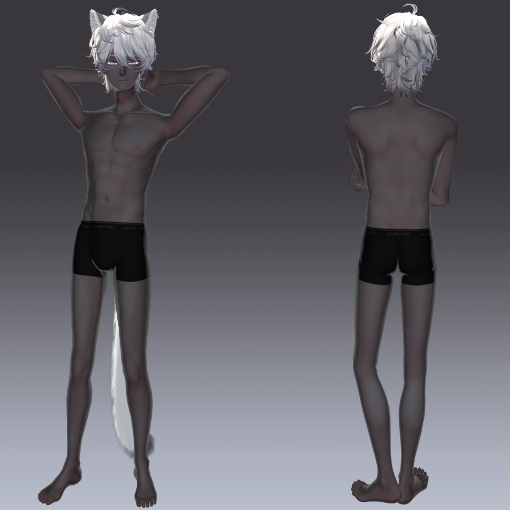 22アバター対応 黒肌マテリアル liltoon