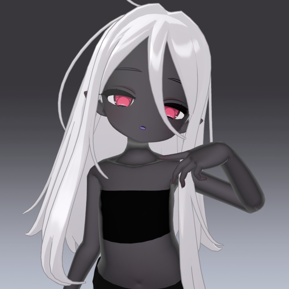 ✨セール中✨55アバター対応 黒肌マテリアル liltoon