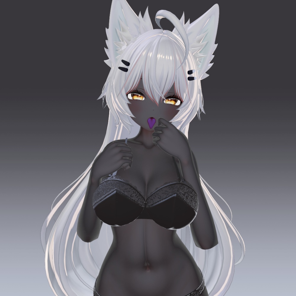 ✨セール開催中✨23アバター対応 黒肌マテリアル liltoon