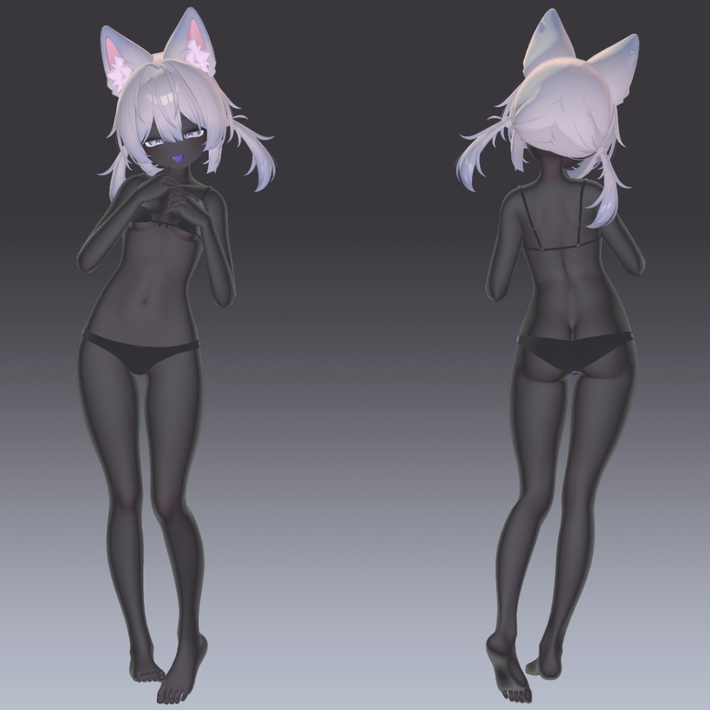 22アバター対応 黒肌マテリアル liltoon