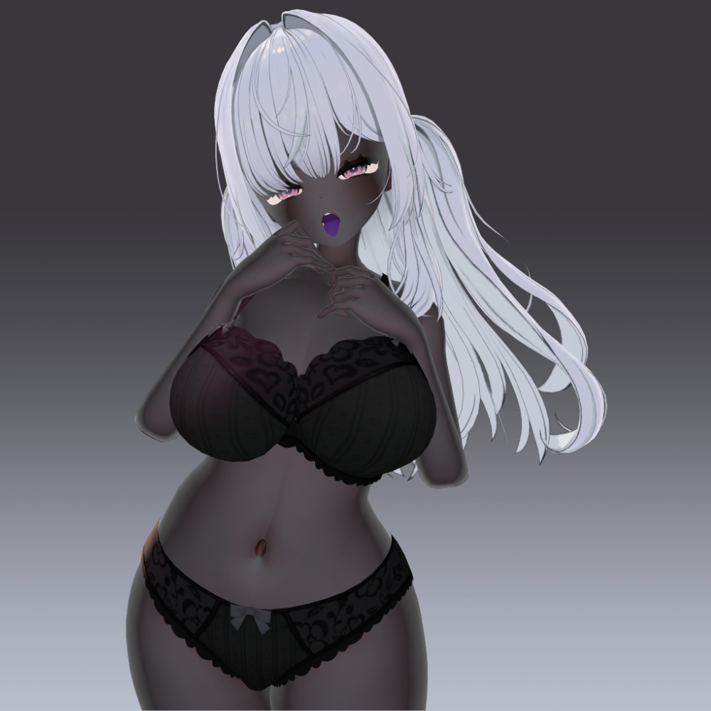 ✨セール中✨55アバター対応 黒肌マテリアル liltoon