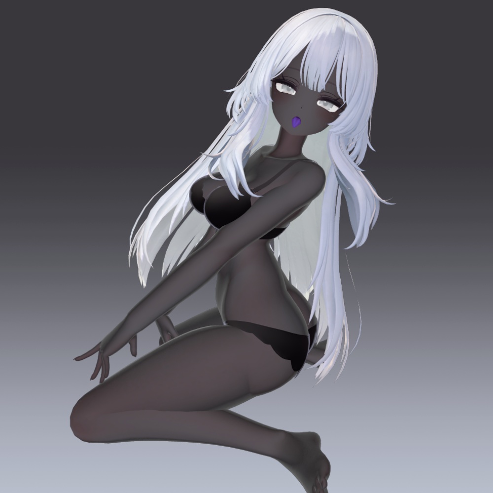 22アバター対応 黒肌マテリアル liltoon