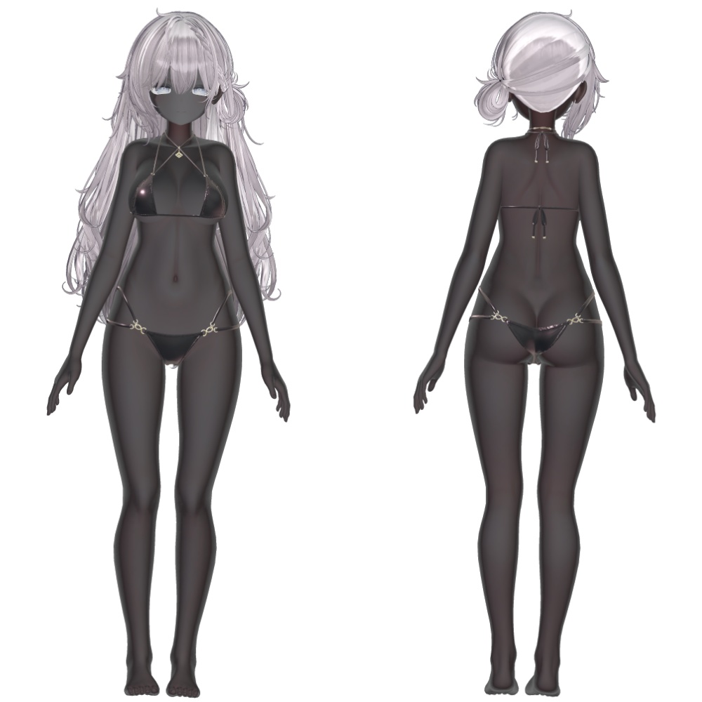 ✨発売記念セール中✨8アバター対応 黒肌マテリアル liltoon