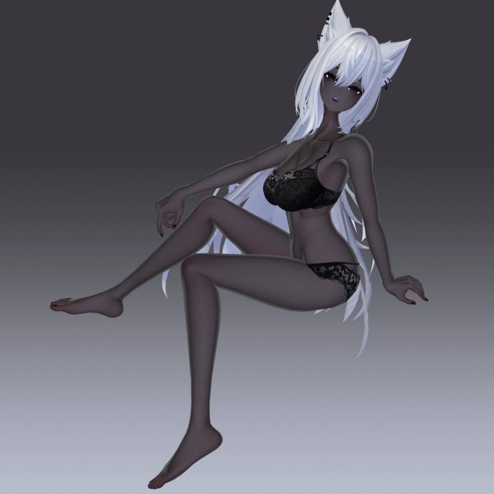 22アバター対応 黒肌マテリアル liltoon