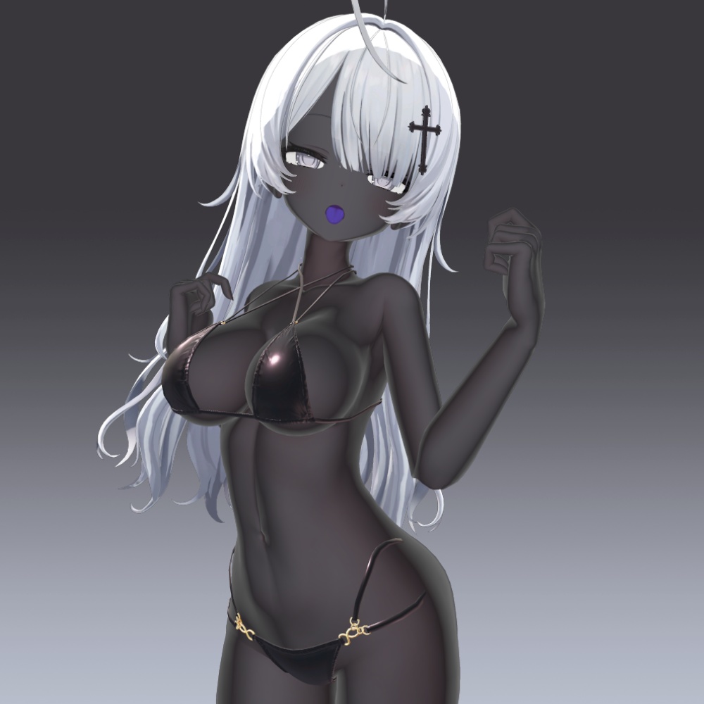 ✨セール中✨55アバター対応 黒肌マテリアル liltoon