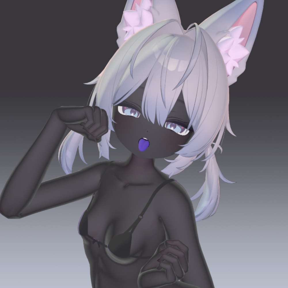 22アバター対応 黒肌マテリアル liltoon