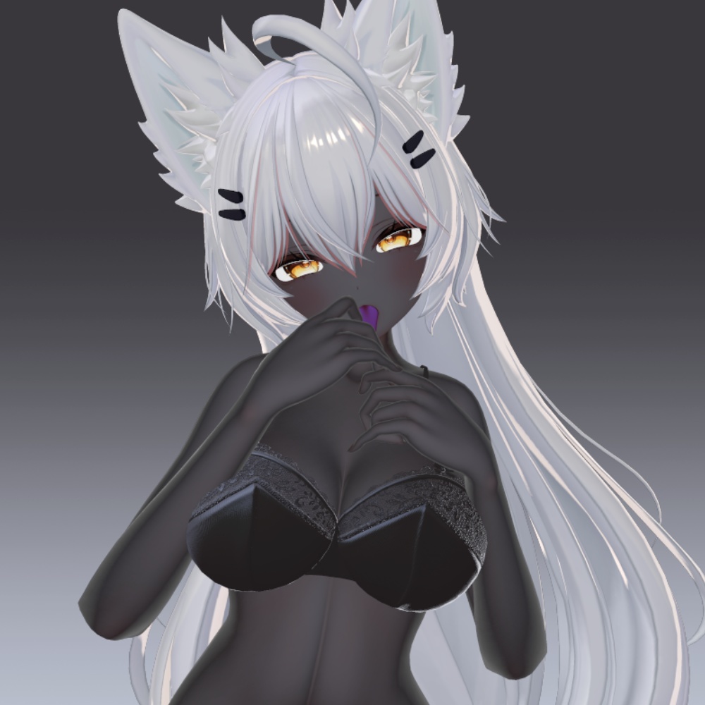 ✨セール開催中✨23アバター対応 黒肌マテリアル liltoon