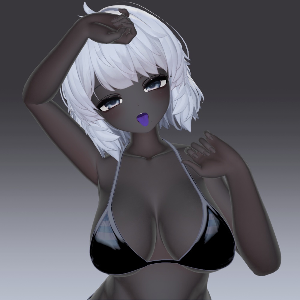 22アバター対応 黒肌マテリアル liltoon