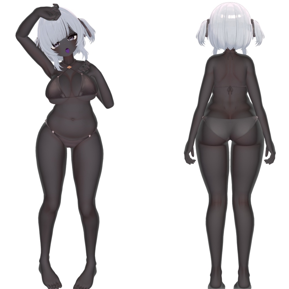 ✨発売記念セール中✨8アバター対応 黒肌マテリアル liltoon