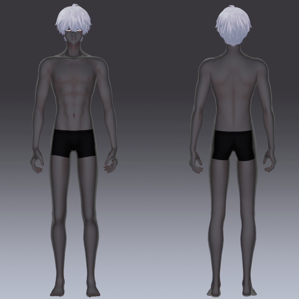 22アバター対応 黒肌マテリアル liltoon