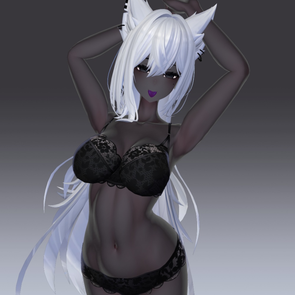 22アバター対応 黒肌マテリアル liltoon