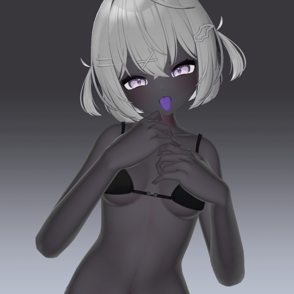 22アバター対応 黒肌マテリアル liltoon