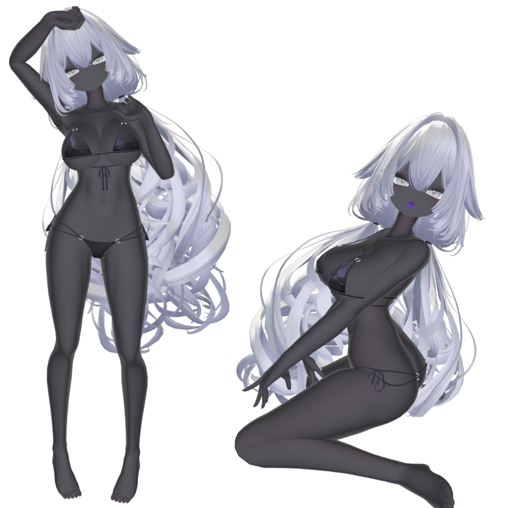 ✨発売記念セール中✨8アバター対応 黒肌マテリアル liltoon