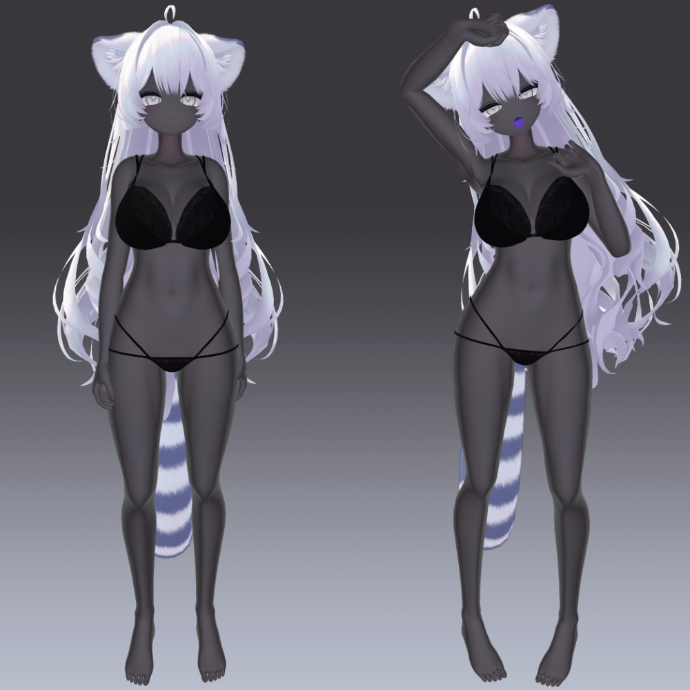 22アバター対応 黒肌マテリアル liltoon