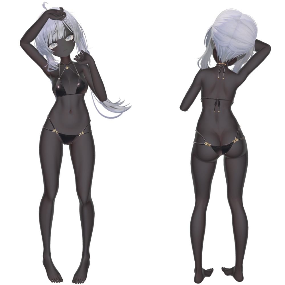 ✨発売記念セール中✨8アバター対応 黒肌マテリアル liltoon