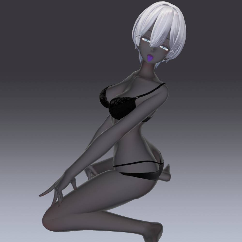 22アバター対応 黒肌マテリアル liltoon