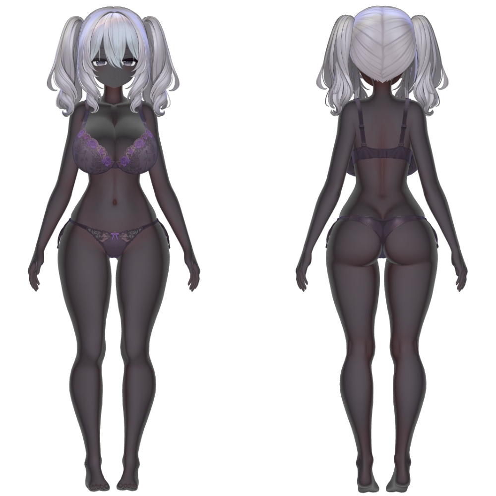 ✨発売記念セール中✨8アバター対応 黒肌マテリアル liltoon