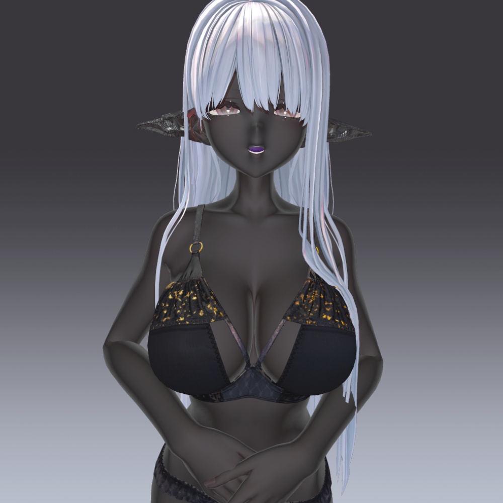 ✨セール中✨55アバター対応 黒肌マテリアル liltoon
