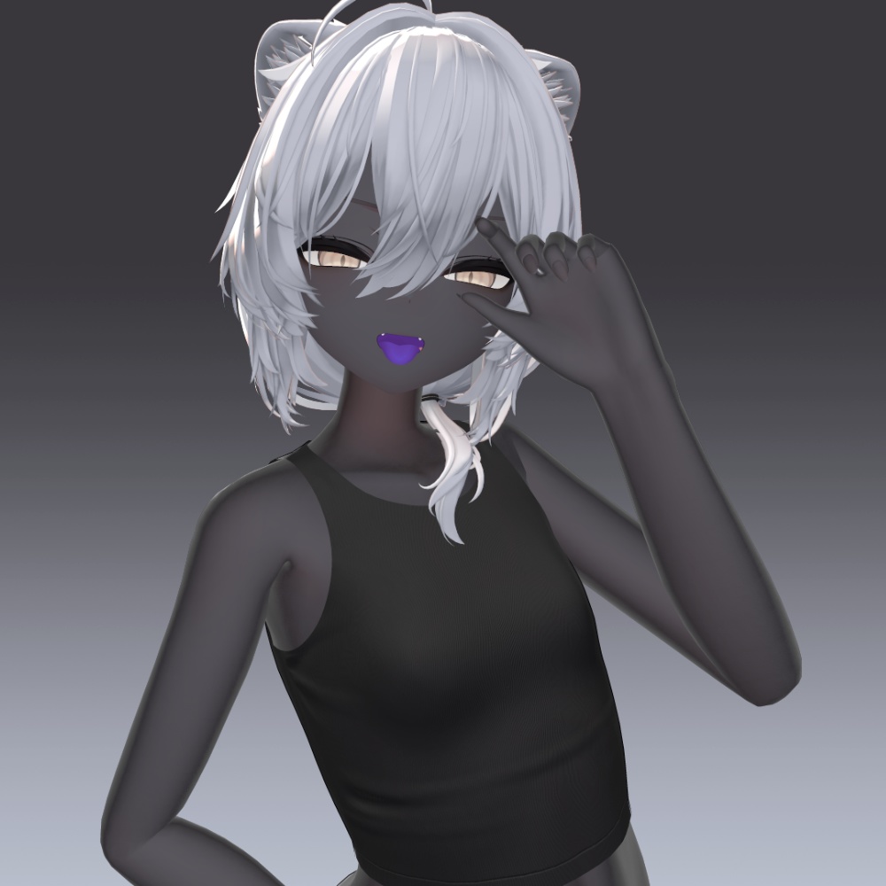 22アバター対応 黒肌マテリアル liltoon