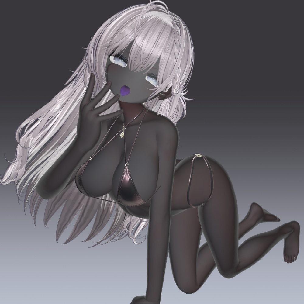 22アバター対応 黒肌マテリアル liltoon