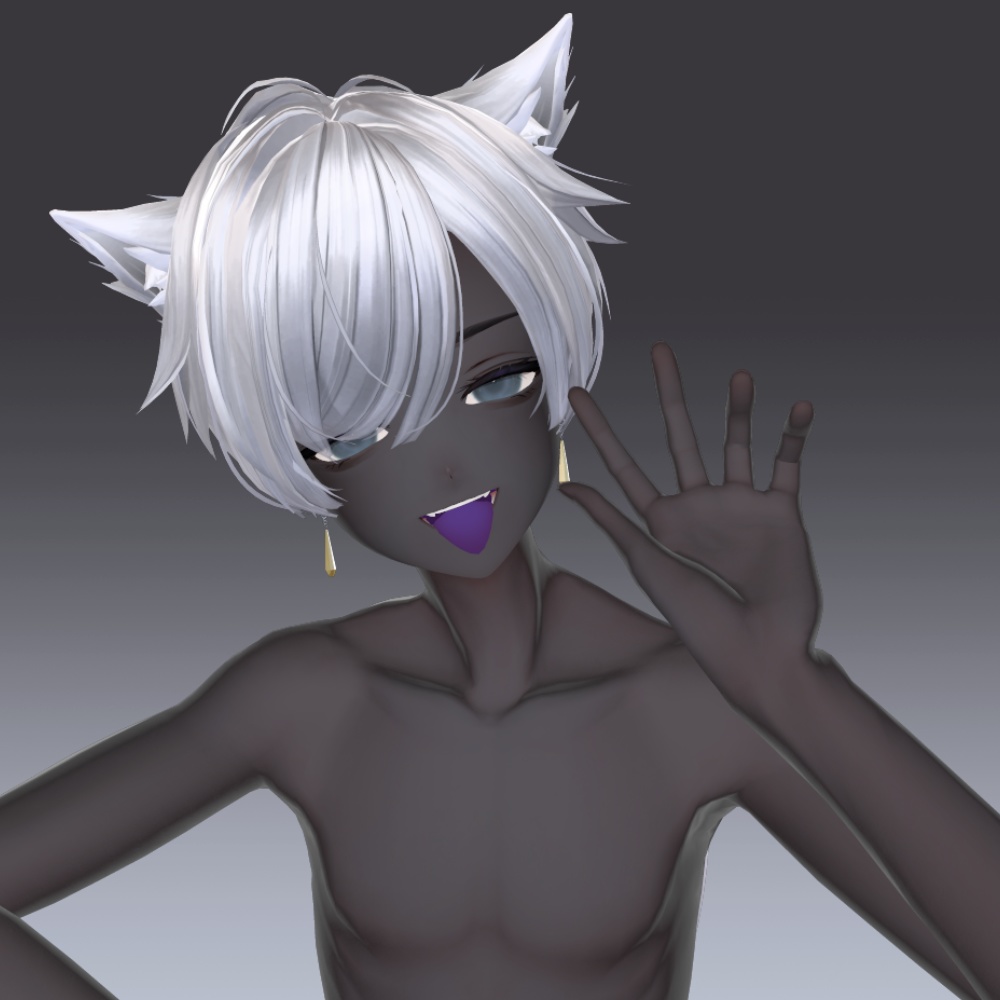 22アバター対応 黒肌マテリアル liltoon