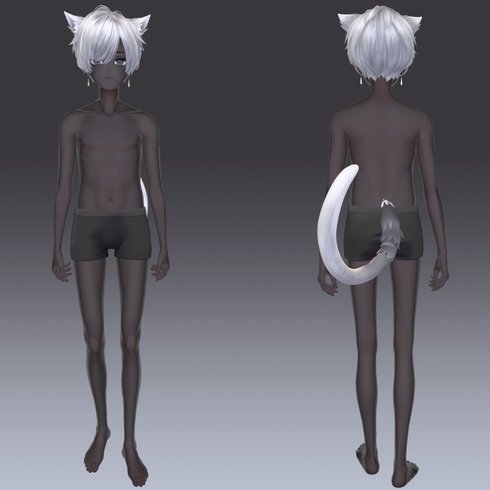 22アバター対応 黒肌マテリアル liltoon