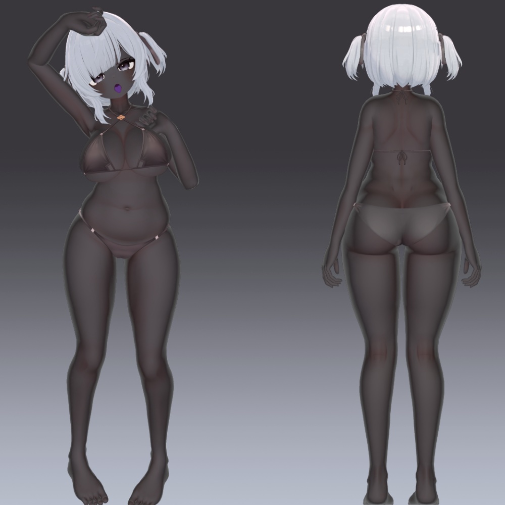 22アバター対応 黒肌マテリアル liltoon