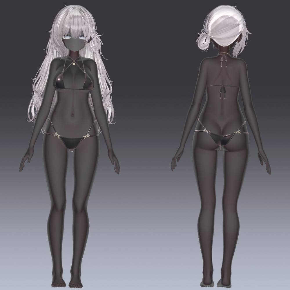 22アバター対応 黒肌マテリアル liltoon