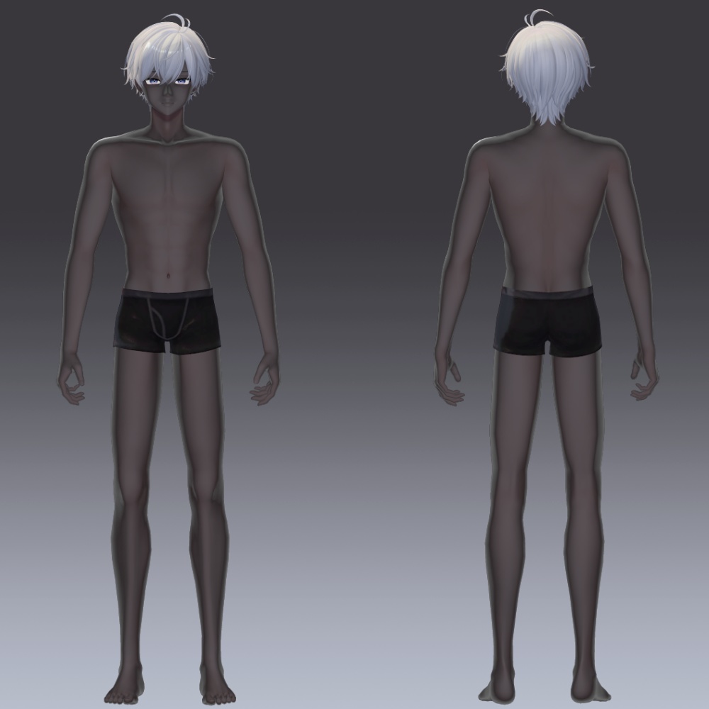 22アバター対応 黒肌マテリアル liltoon