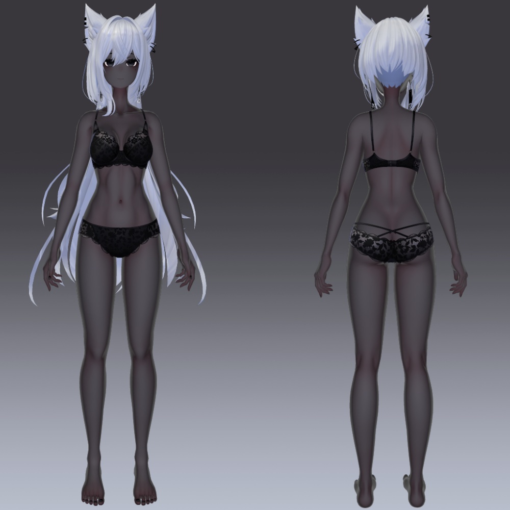 22アバター対応 黒肌マテリアル liltoon