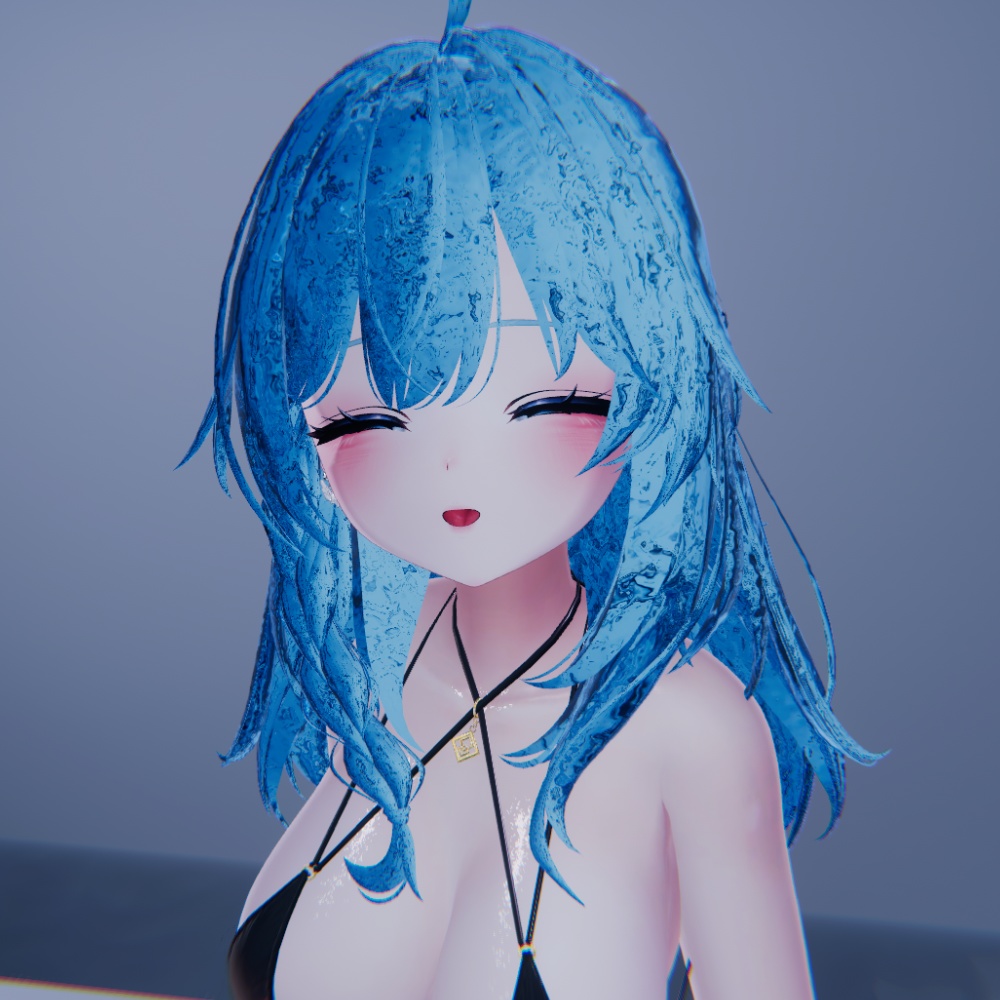 ✨24時間限定無料✨髪用 動く水マテリアル