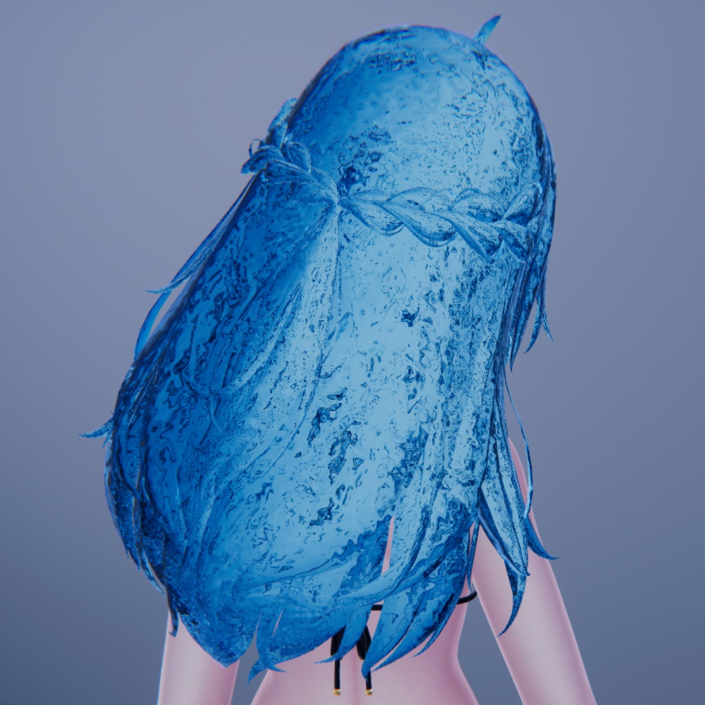 ✨24時間限定無料✨髪用 動く水マテリアル