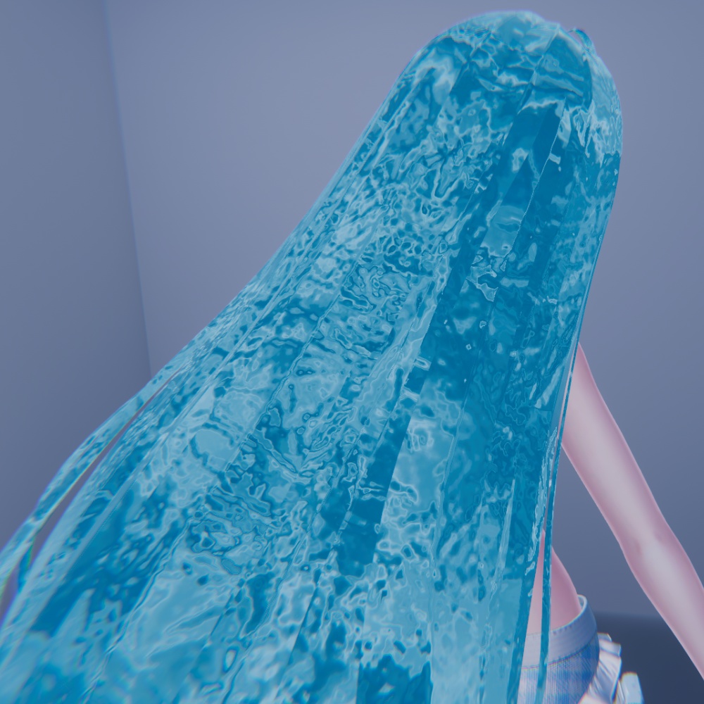 ✨24時間限定無料✨髪用 動く水マテリアル