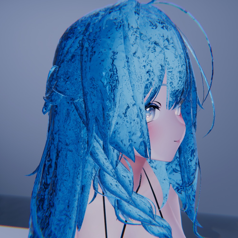 ✨24時間限定無料✨髪用 動く水マテリアル