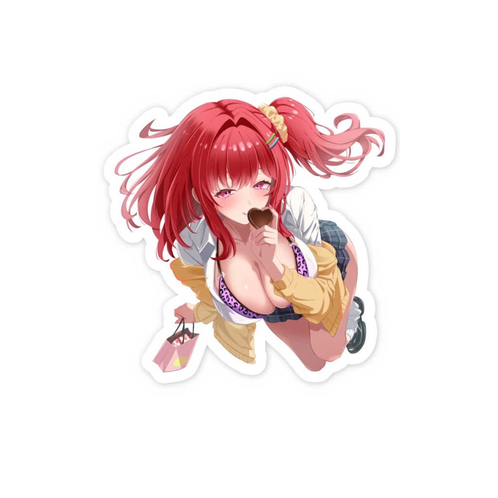 花宮ゆりねバレンタイン特別書き下ろしスマホステッカー