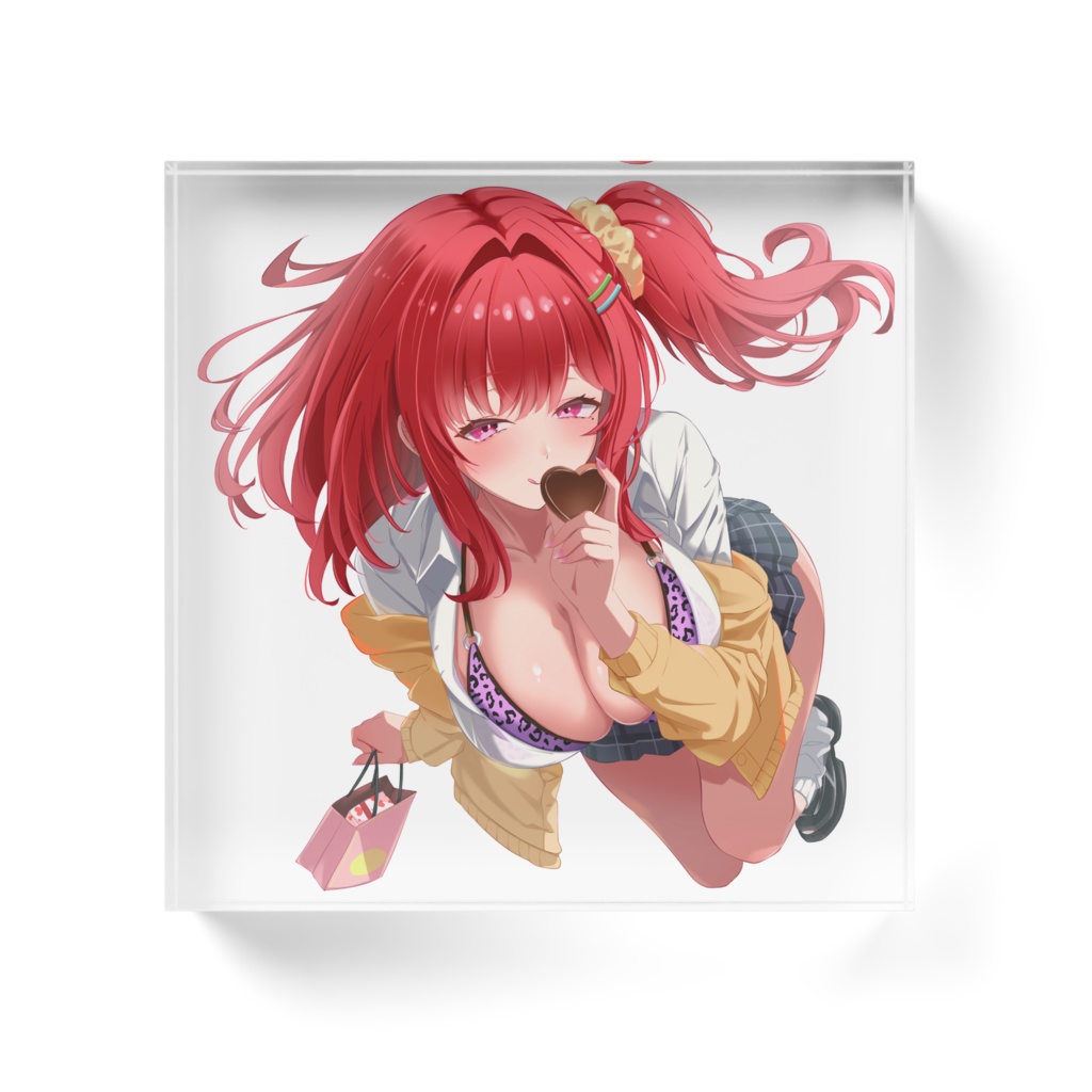 花宮ゆりねバレンタインアクリルブロック