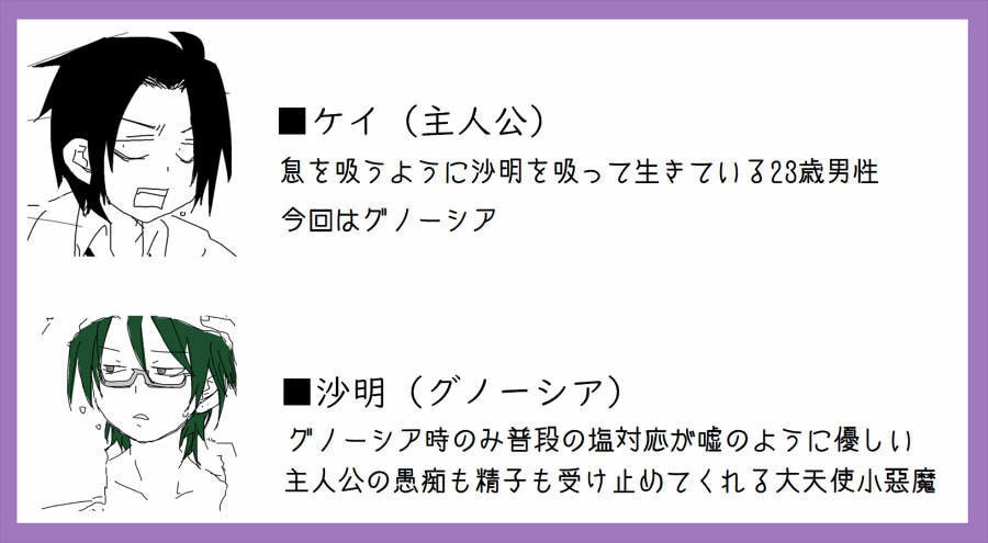 グノーシア 男主人公とグノーシア沙明の話