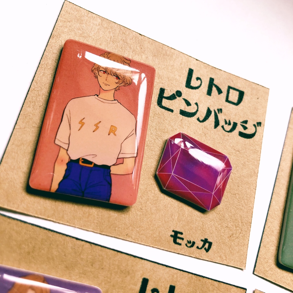 レトロ ピンバッジ