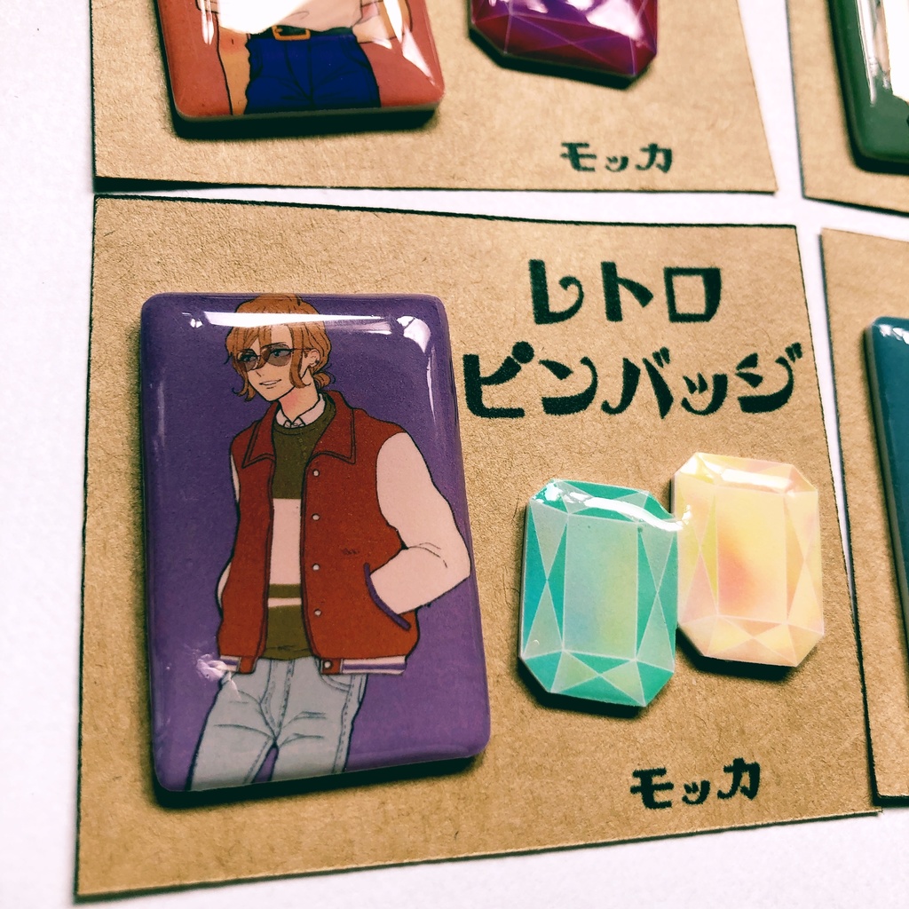 レトロ ピンバッジ