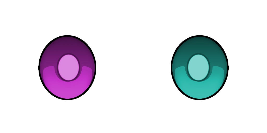 purple & turquoise eye texture