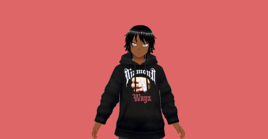 DiamondWayz sparkling Dice hoodie / Crop hoodie - ( My Brand)