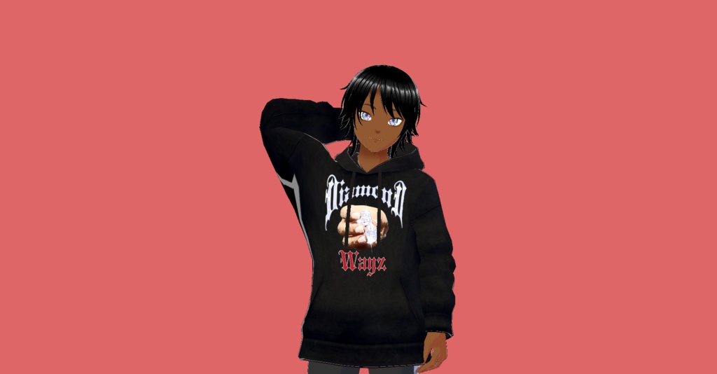 DiamondWayz sparkling Dice hoodie / Crop hoodie - ( My Brand)