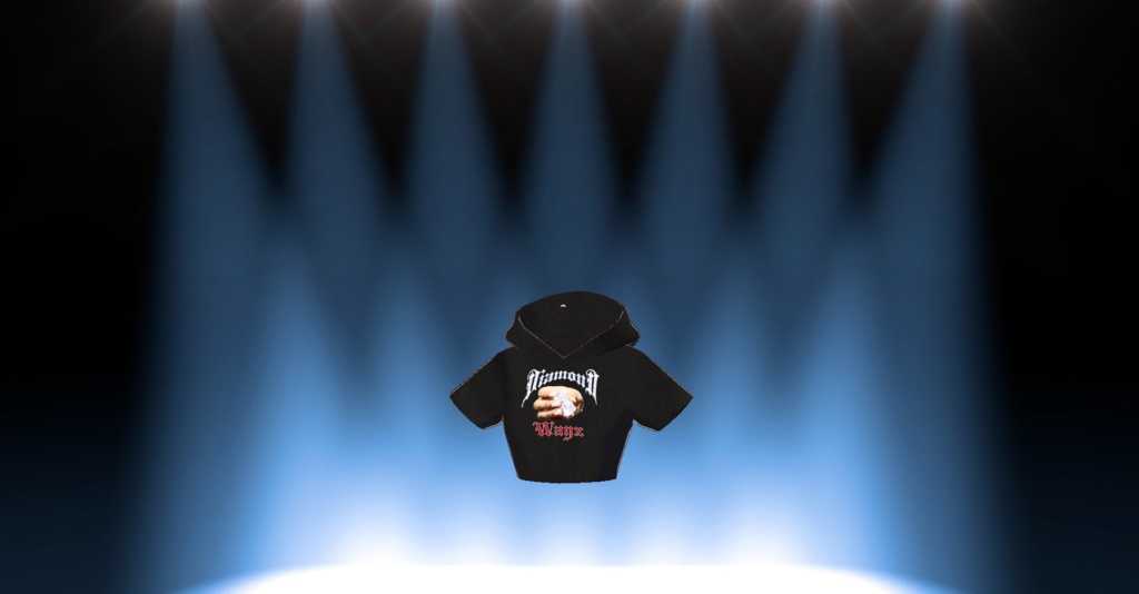 DiamondWayz sparkling Dice hoodie / Crop hoodie - ( My Brand)