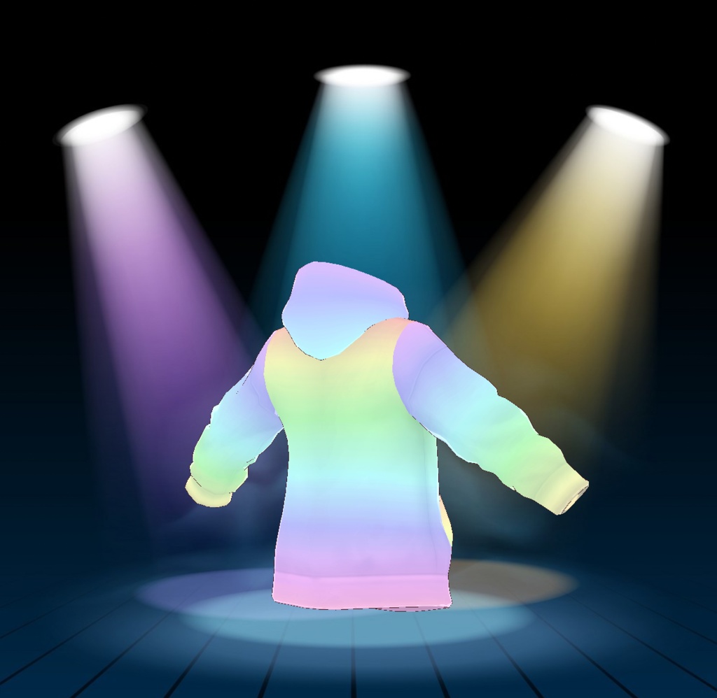 moon & star rainbow hoodie & Plain Rainbow hoodie