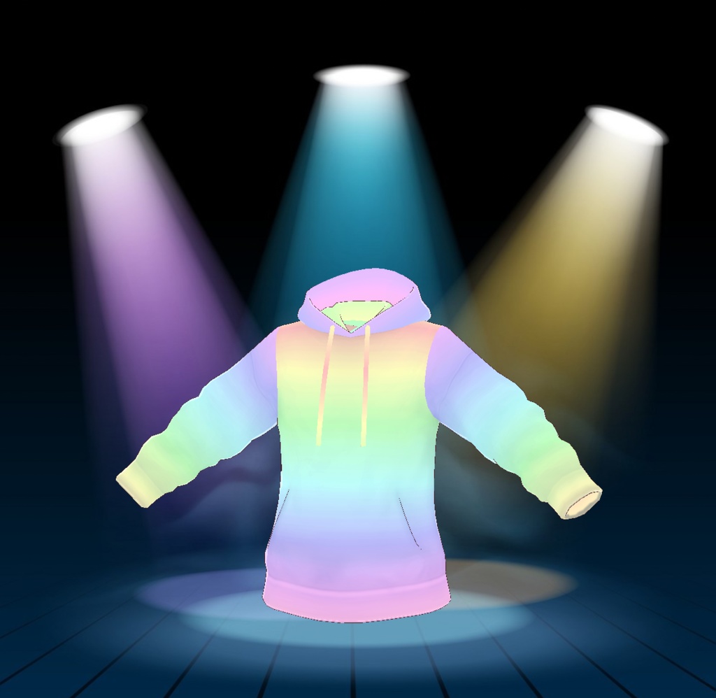 moon & star rainbow hoodie & Plain Rainbow hoodie