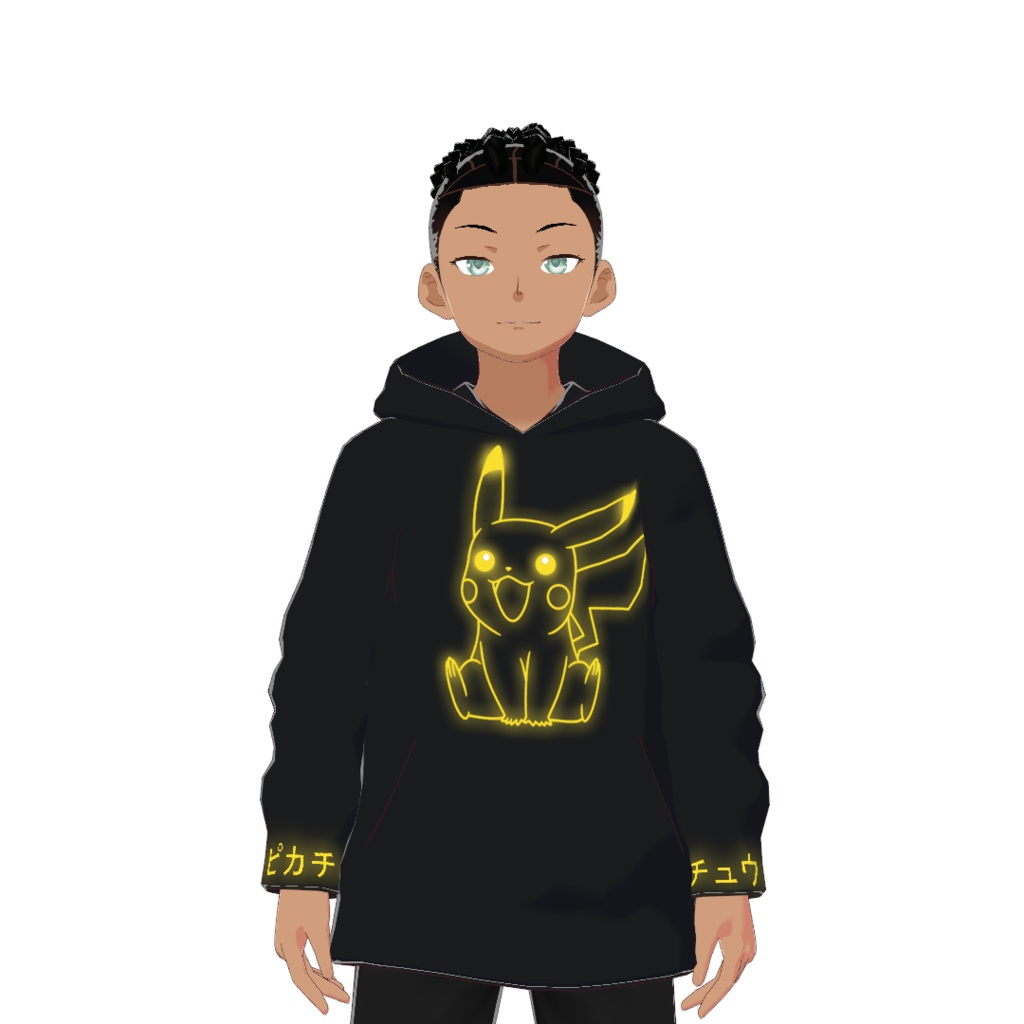 Pokemon Neon Glow Hoodies