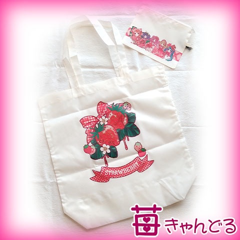 エコバッグ■苺の国のアリス