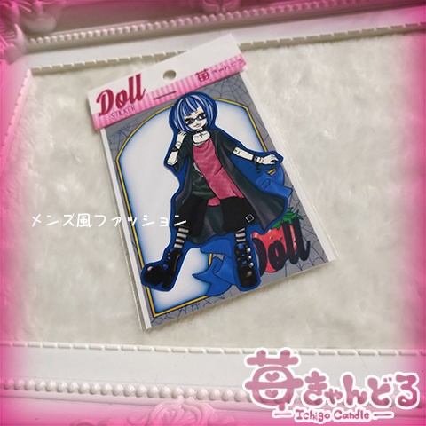 ステッカー9種■Doll■オリジナルイラスト.球体関節人形風